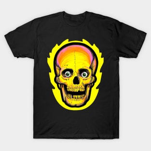 Vintage style Halloween Skull T-Shirt